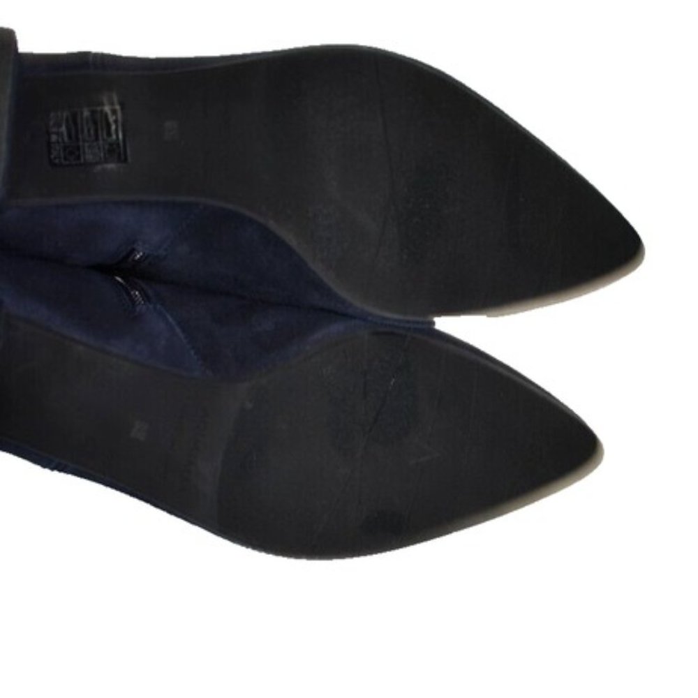 New! Aquatalia Kaylani Water Resistant Booties Blue Suede Size 9.5 DD380 - Picture 6 of 6